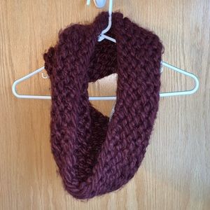 Purple Knit Scarf